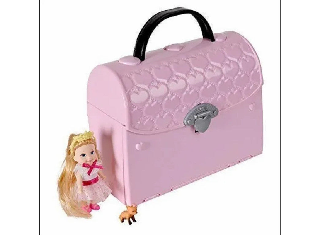 Casa De Muñecas Cartera Con Muñeca