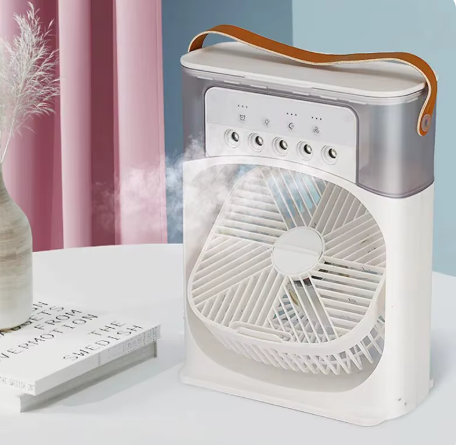 Ventilador Portatil Con Humidificador